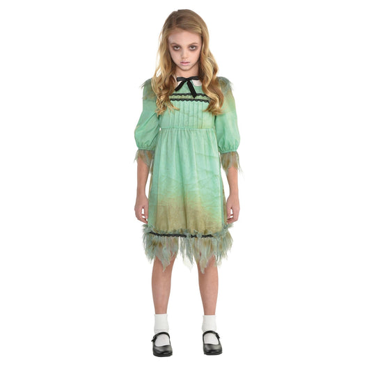 CREEPY GIRL CHILD COSTUME