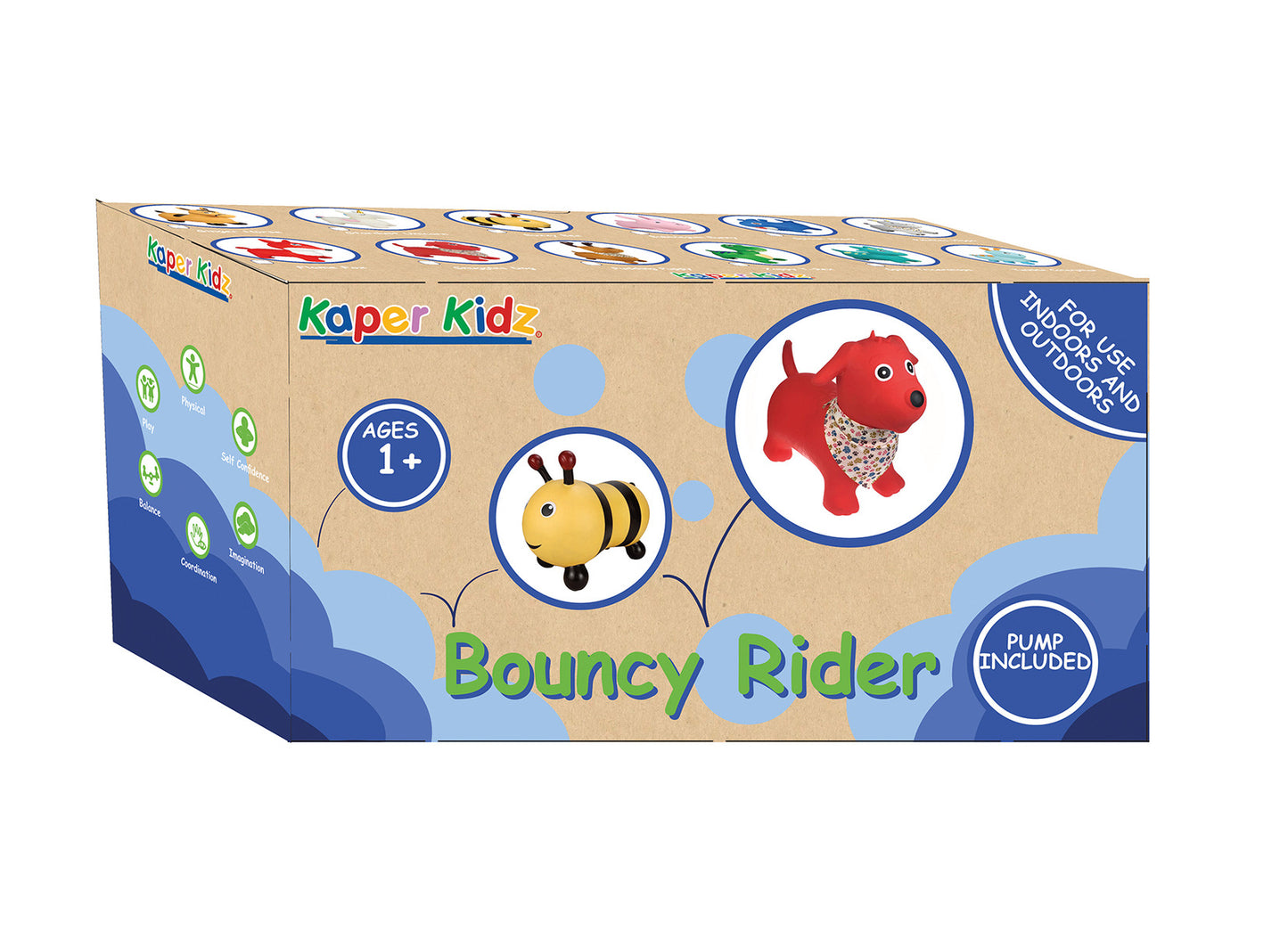 KAPER KIDZ BOUNCY RIDER - STARDUST THE UNICORN