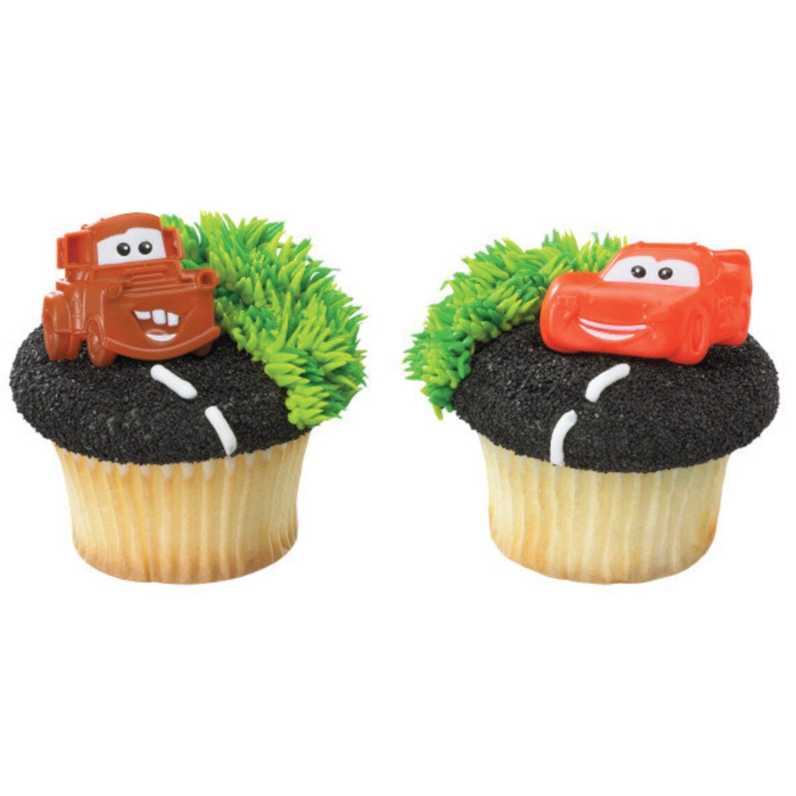 DISNEY CARS CUPCAKE RINGS - PACK OF 12