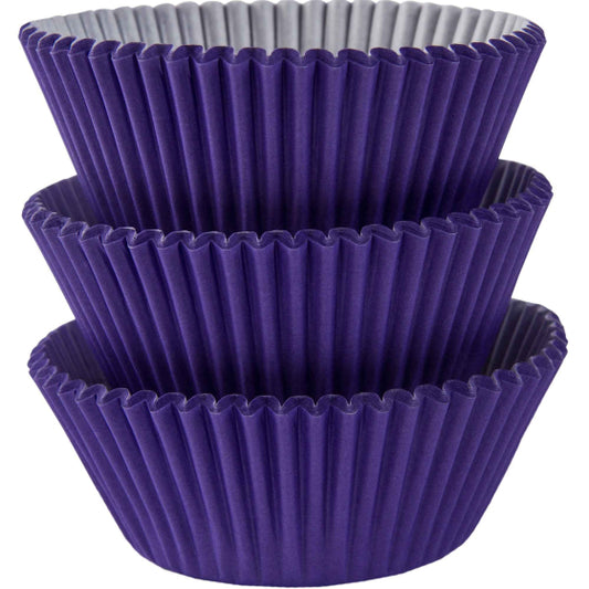 NEW PURPLE CUPCAKE BAKING CUPS - PACK OF 75