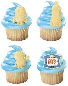 DESPICABLE ME 2 CUPCAKE RINGS - PACK OF 12