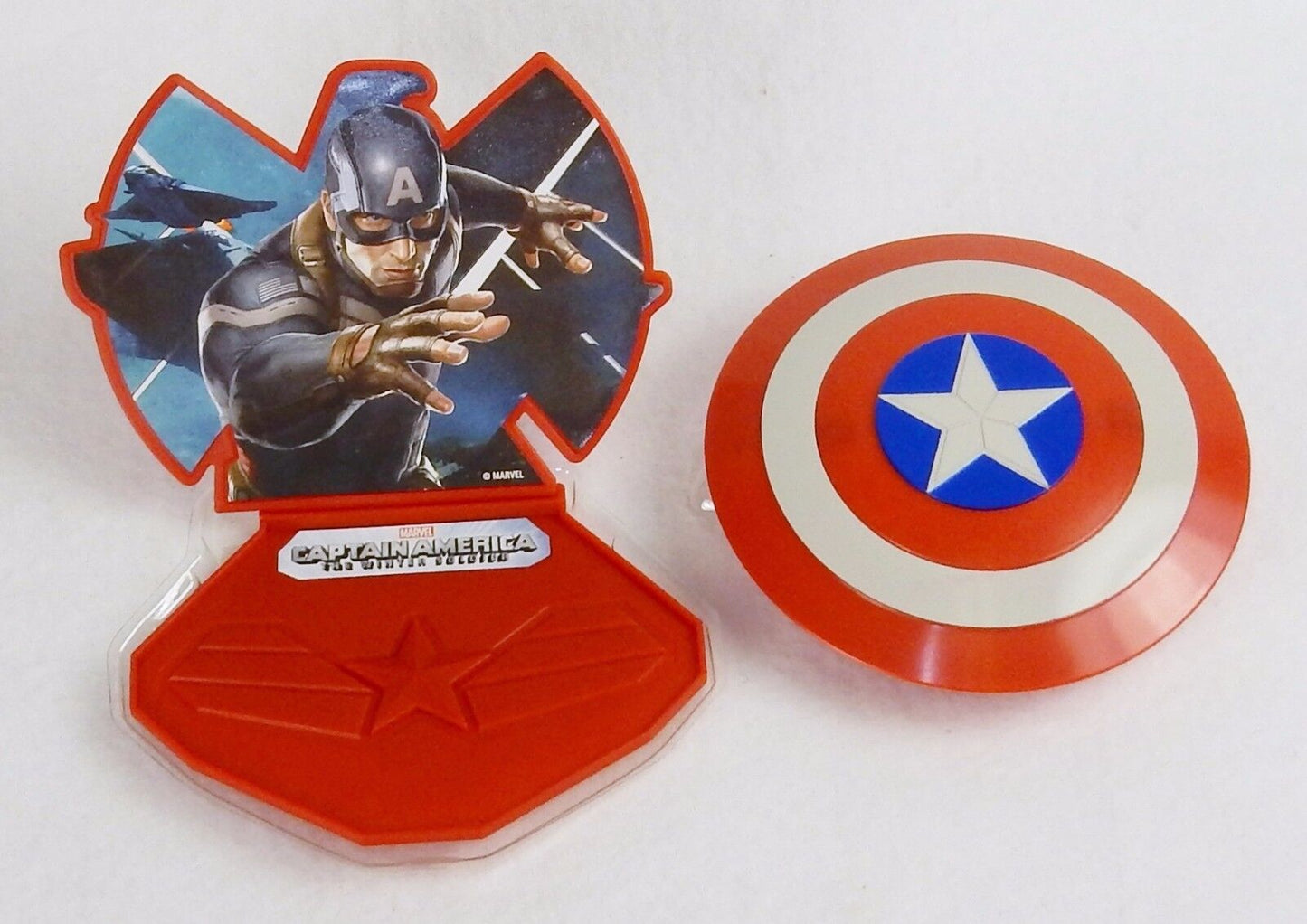 CAPTAIN AMERICA SHIELD CAKE DECORATION KIT