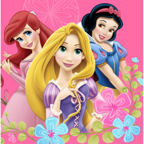 DISNEY PRINCESS FANCIFUL PRINCESS LUNCH NAPKINS - PACK OF 16