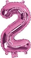 ARTWRAP PINK FOIL BALLOON - NUMBER 2