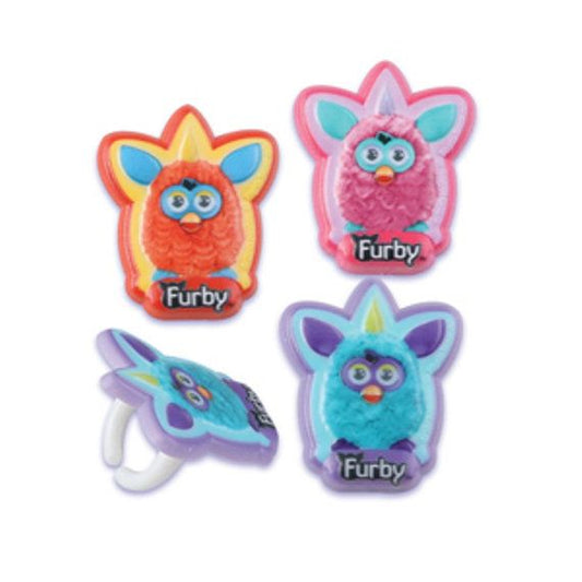 FURBY CUPCAKE RINGS - PACK OF 12