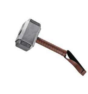 MARVEL AVENGERS ASSEMBLE COSTUME ACCESSORIES - CHILD'S THOR HAMMER