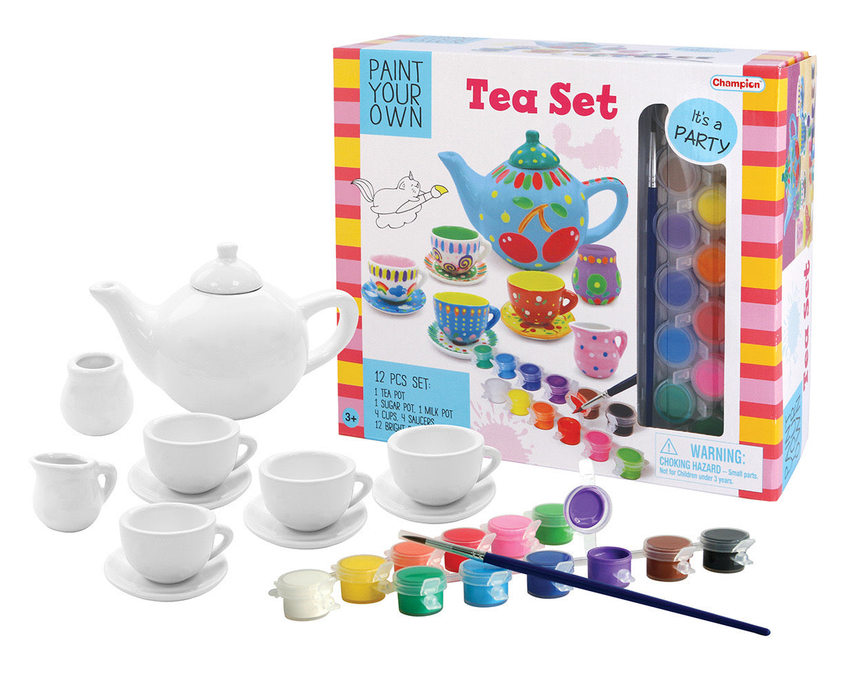 KAPER KIDZ PAINT YOUR OWN CRAFT KIT - TEA SET