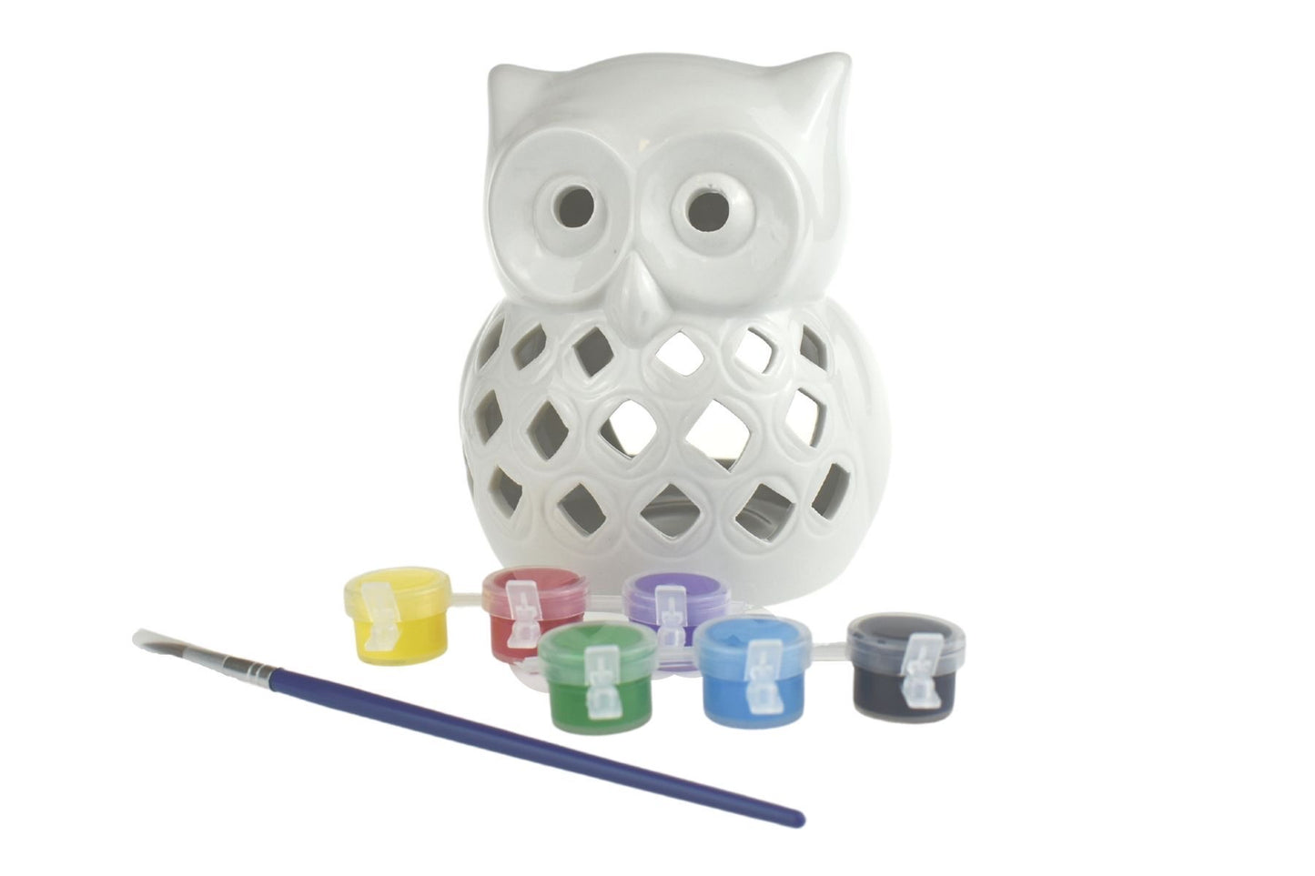 KAPER KIDZ PAINT YOUR OWN CRAFIT KIT - OWL CANDLE BURNER