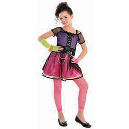 TOTALLY 80'S POP STAR DRESS CHILD COSTUME