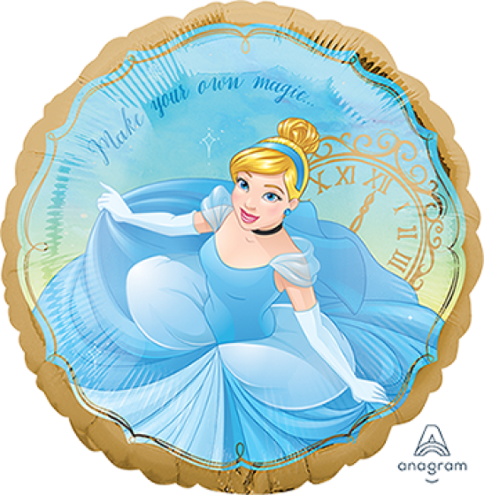 DISNEY PRINCESS CINDERELLA ONCE UPON A TIME FOIL BALLOON - 43CM