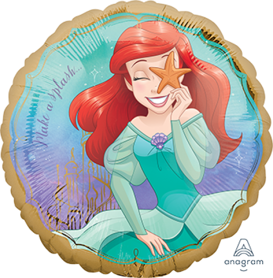 DISNEY PRINCESS ARIEL ONCE UPON A TIME FOIL BALLOON - 43CM