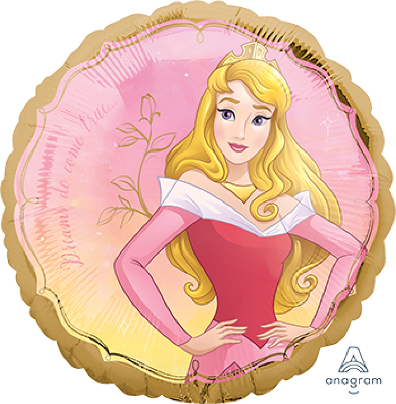 DISNEY PRINCESS AURORA ONCE UPON A TIME FOIL BALLOON - 43CM