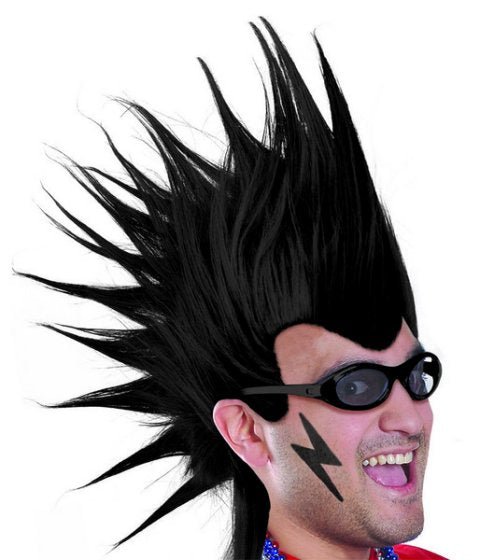 ADULT MOHAWK WIG - BLACK