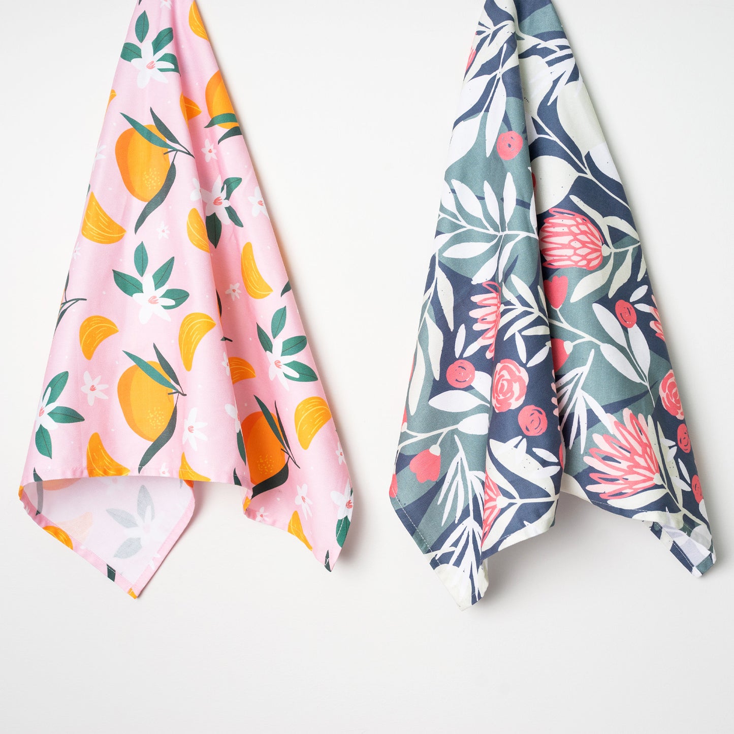 MADE WITH LOVE TEA TOWEL - FLORAL