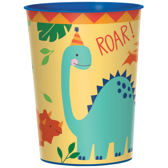 DINOSAUR PLASTIC FAVOUR CUP