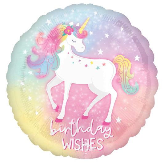 ENCHANTED UNICORN FOIL BALLOON - 43CM