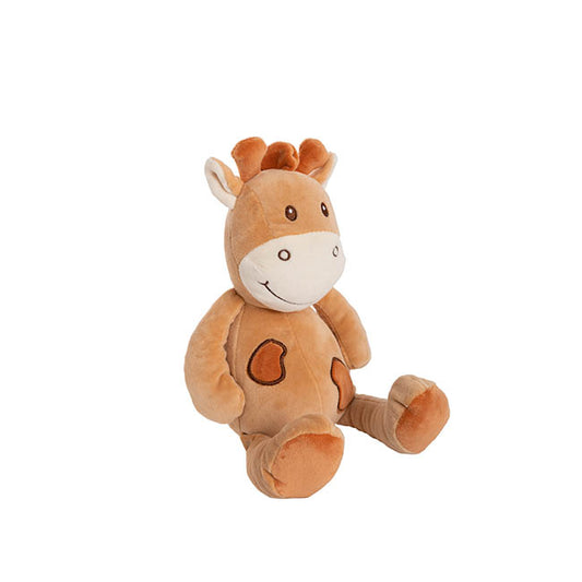 COLBY GIRAFFE HAZLENUT PLUSH TEDDY - 23CM