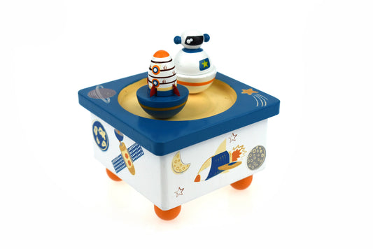 KOALA DREAMS DANCING MAGNETIC MUSIC BOX - SPACE & ROCKET