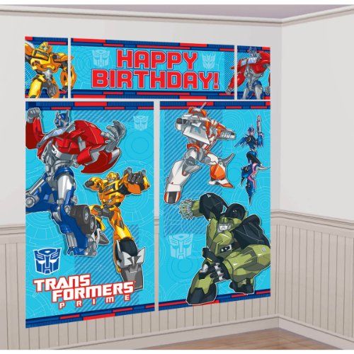 TRANSFORMERS PRIME SCENE SETTER WALL DECORATING KIT