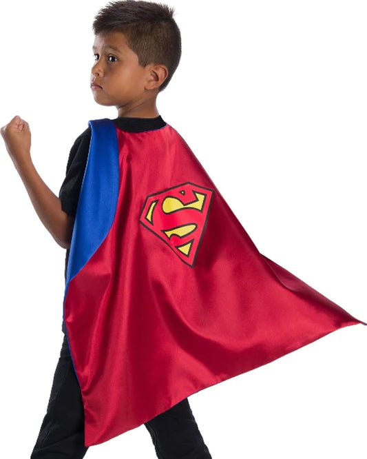 DC RUBIES KIDS SUPERMAN ACCESSORY SET INCLUDES CAPE & CHEST LOGO