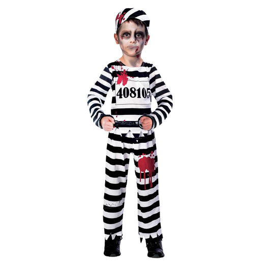 ZOMBIE CONVICT BOYS CHILD COSTUME