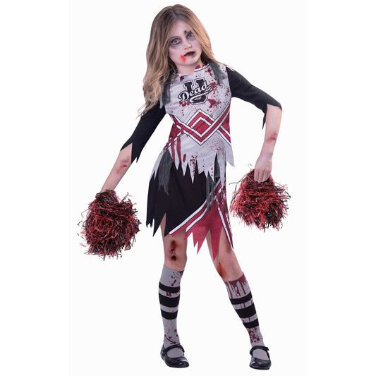 ZOMBIE CHEERLEADER GIRLS CHILD COSTUME