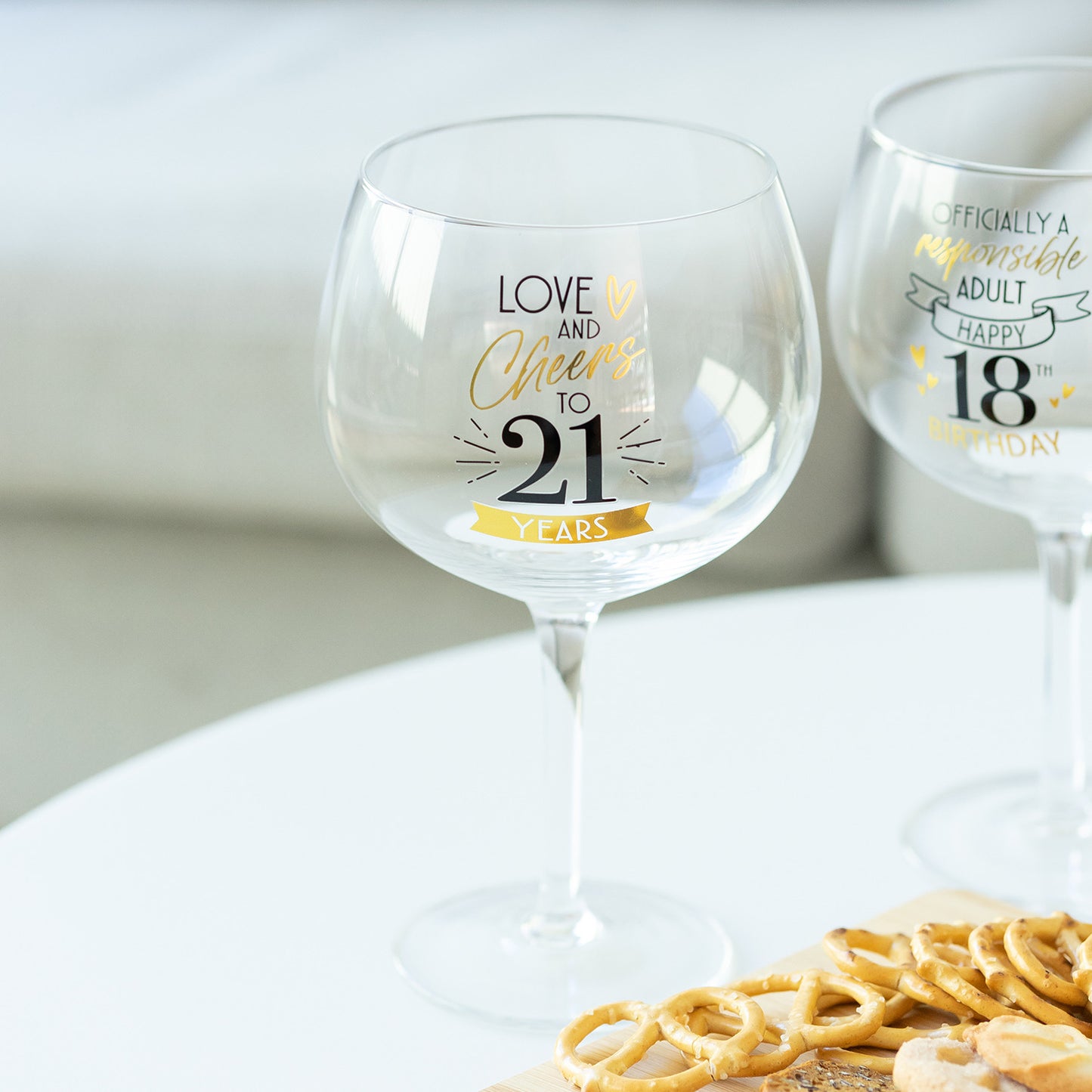 SIP CELEBRATION 21ST BIRTHDAY BALLOON GLASS