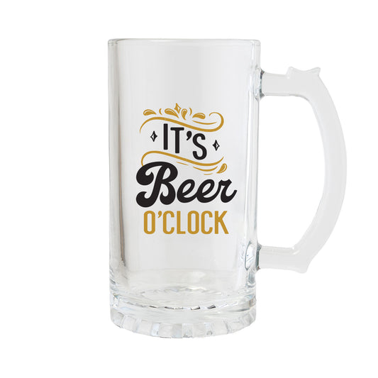 SIP CELEBRATION BEER O’CLOCK BEER GLASS