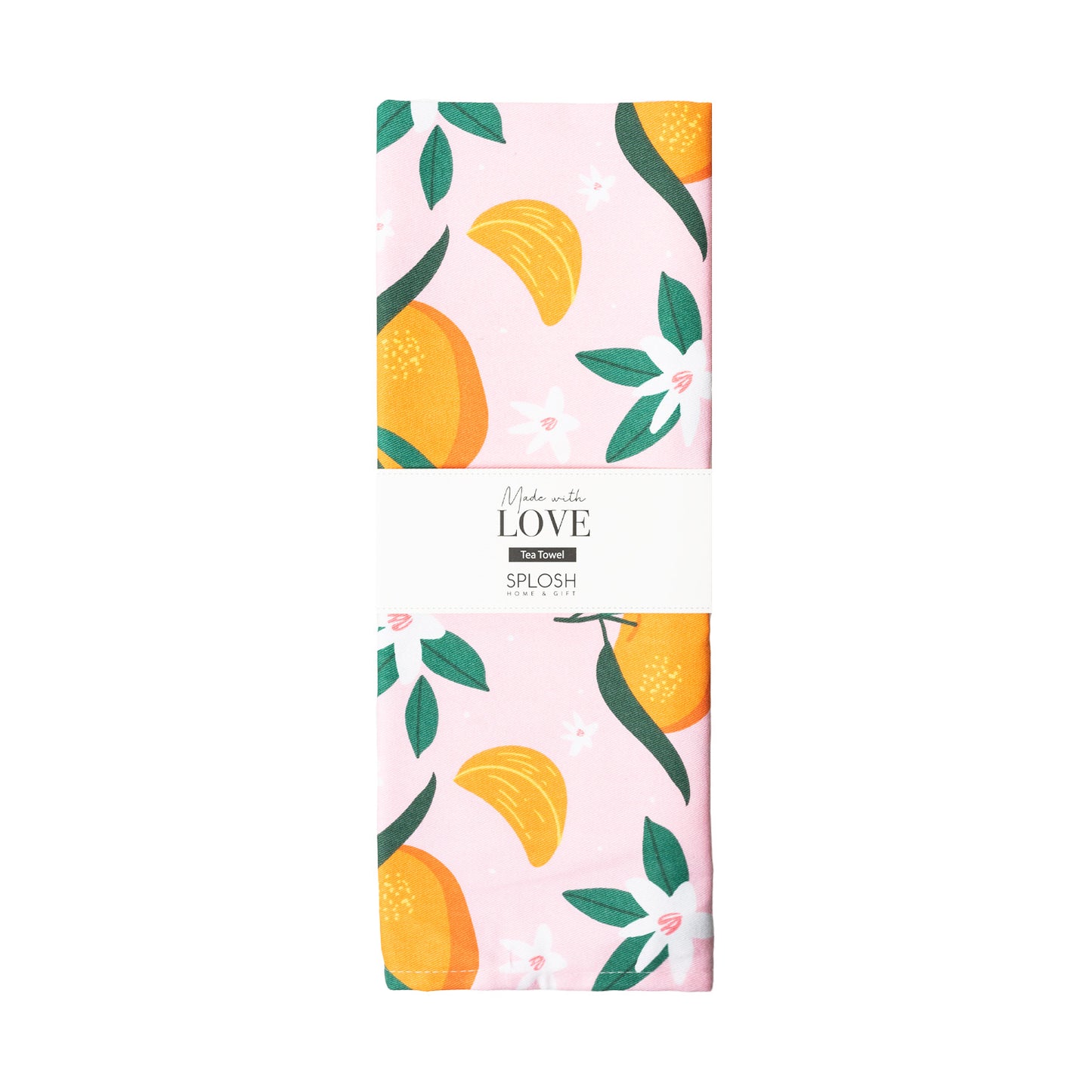 MADE WITH LOVE TEA TOWEL - CITRUS