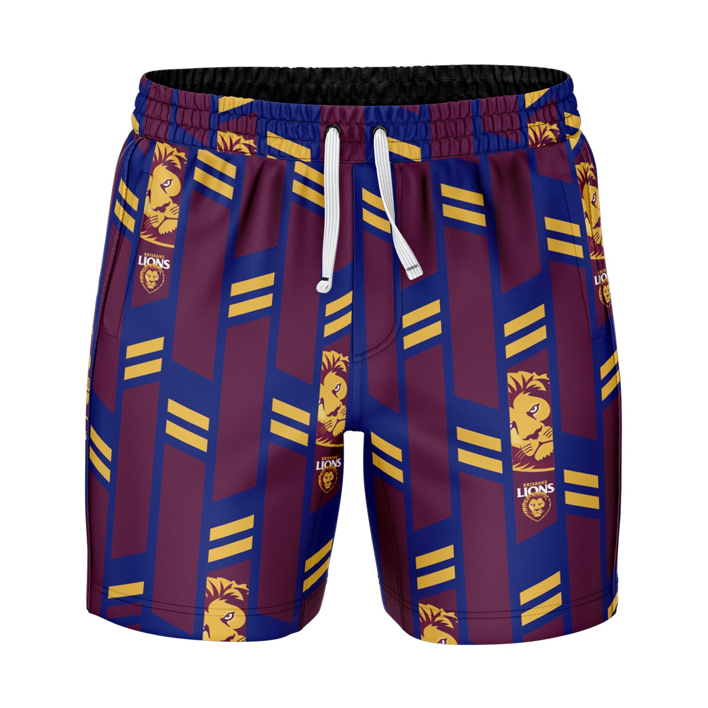 AFL RIVIERA VOLLEY SWIM SHORTS - BRISBANE LIONS