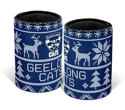 AFL GEELONG CATS XMAS CAN COOLER