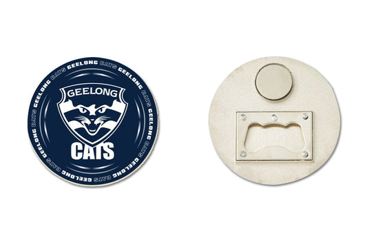 AFL BOTTLE OPENER MAGNET - GEELONG CATS