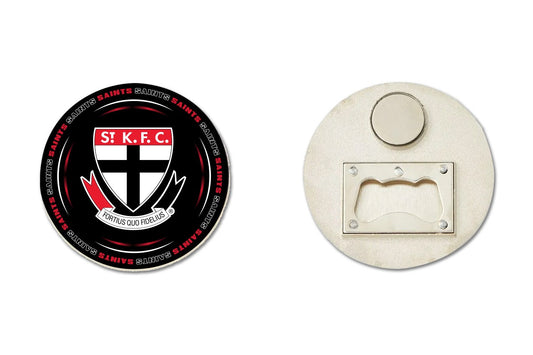 AFL BOTTLE OPENER MAGNET - ST KILDA SAINTS