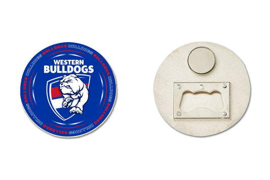 AFL BOTTLE OPENER MAGNET - WESTERN BULLDOGS