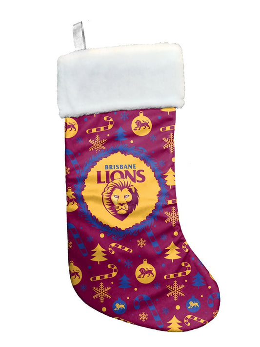 AFL BRISBANE LIONS XMAS STOCKING