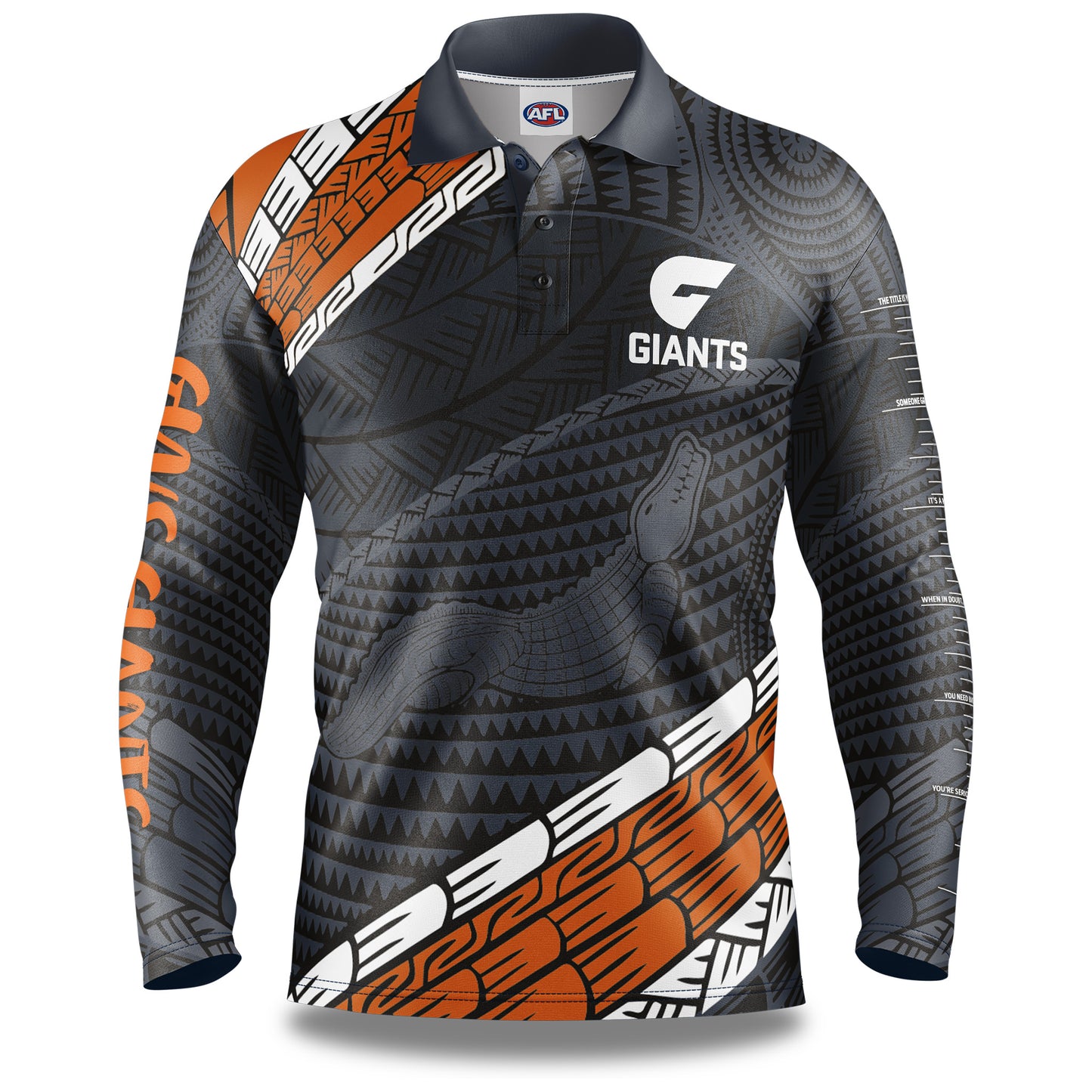 AFL KOEDAL FISHING SHIRT - GREATER WESTERN SYDNEY GIANTS