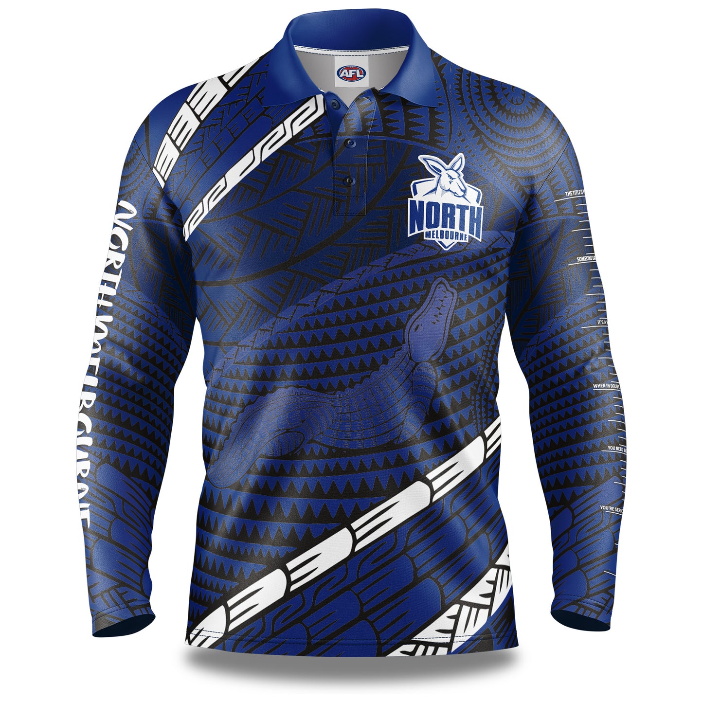 AFL KOEDAL FISHING SHIRT - NORTH MELBOURNE KANGAROOS