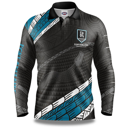 AFL KOEDAL FISHING SHIRT - PORT ADELAIDE POWER