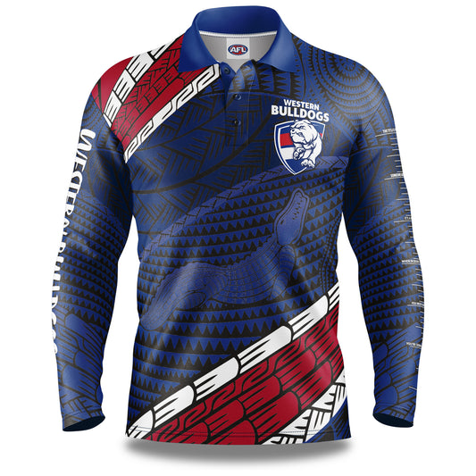 AFL KOEDAL FISHING SHIRT - WESTERN BULLDOGS