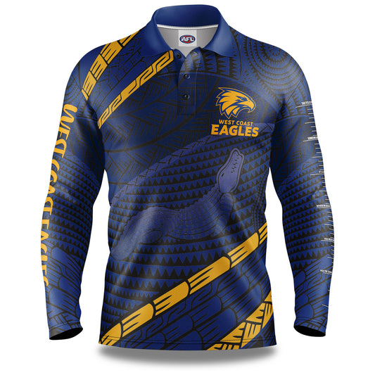 AFL KOEDAL FISHING SHIRT - WEST COAST EAGLES