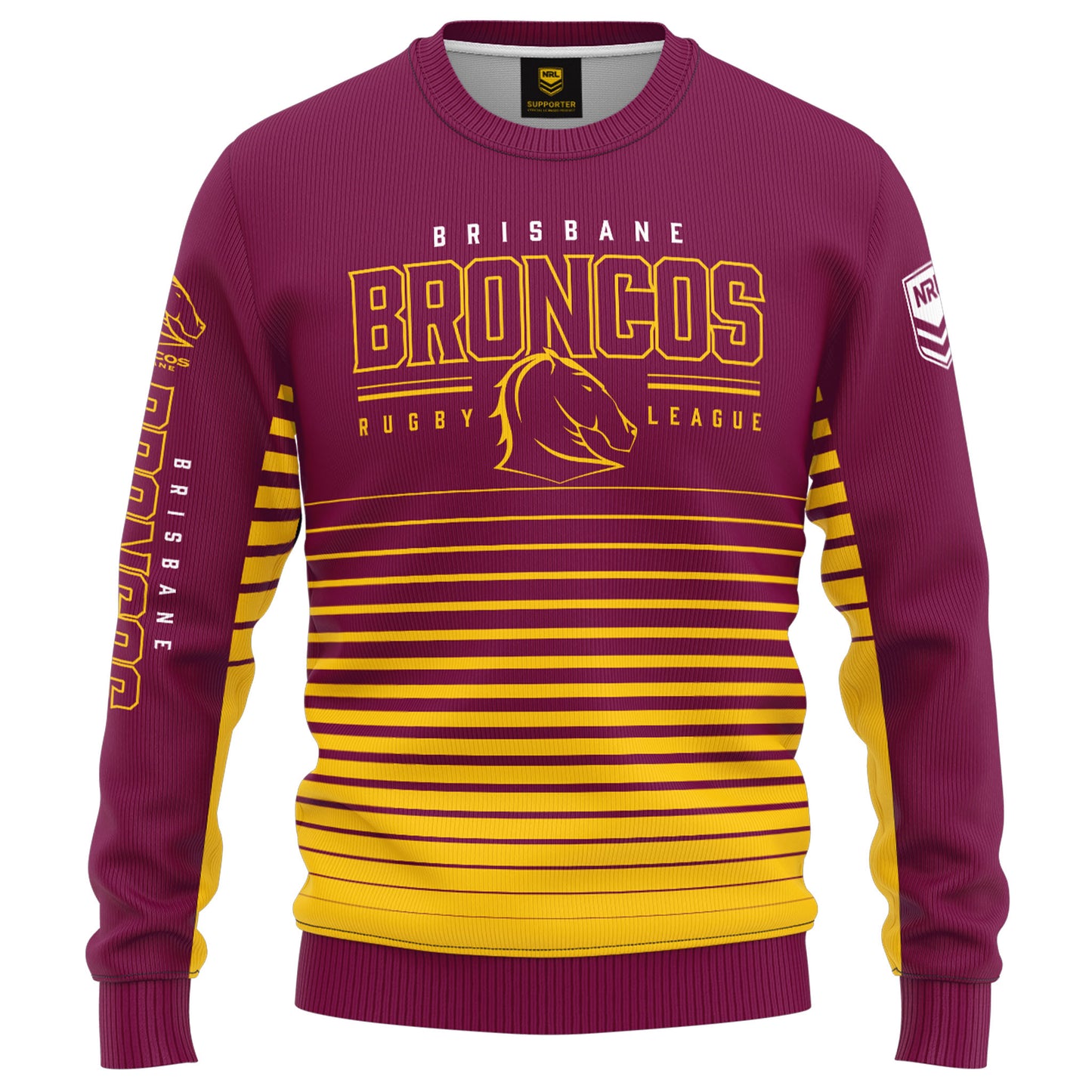 NRL KIDS GAME TIME PULLOVER - BRISBANE BRONCOS