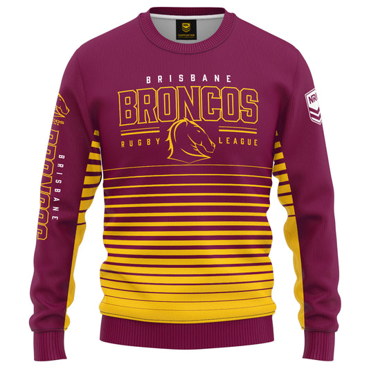 NRL KIDS GAME TIME PULLOVER - BRISBANE BRONCOS