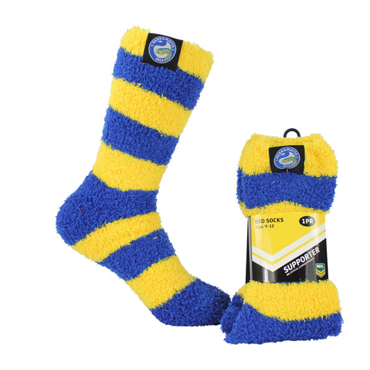 NRL PARRAMATTA EELS BED SOCKS