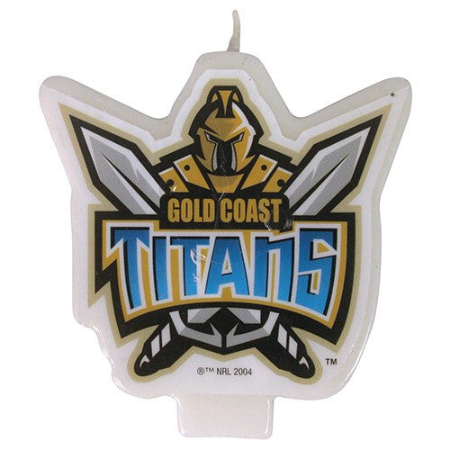 NRL GOLD COAST TITANS LOGO CANDLE