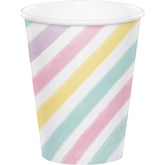 UNICORN SPARKLE 266ML PAPER CUPS - PACK OF 8