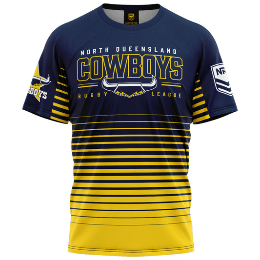 NRL KIDS GAME TIME TEE - NORTH QUEENSLAND COWBOYS