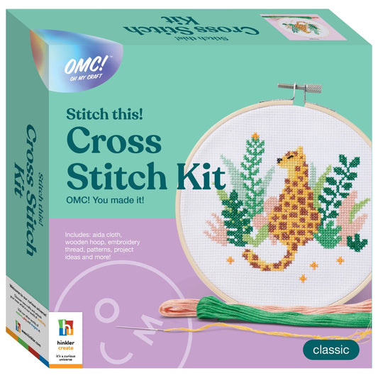 HINKLER CROSS STITCH KIT - OMC! STITCH THIS