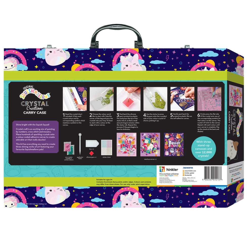 HINKLER CRYSTAL CREATIONS SQUISHMALLOWS CARRY CASE