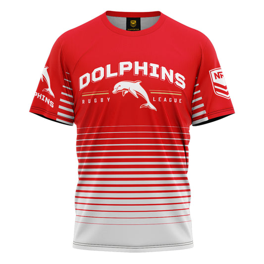 NRL KIDS GAME TIME TEE - REDCLIFFE DOLPHINS