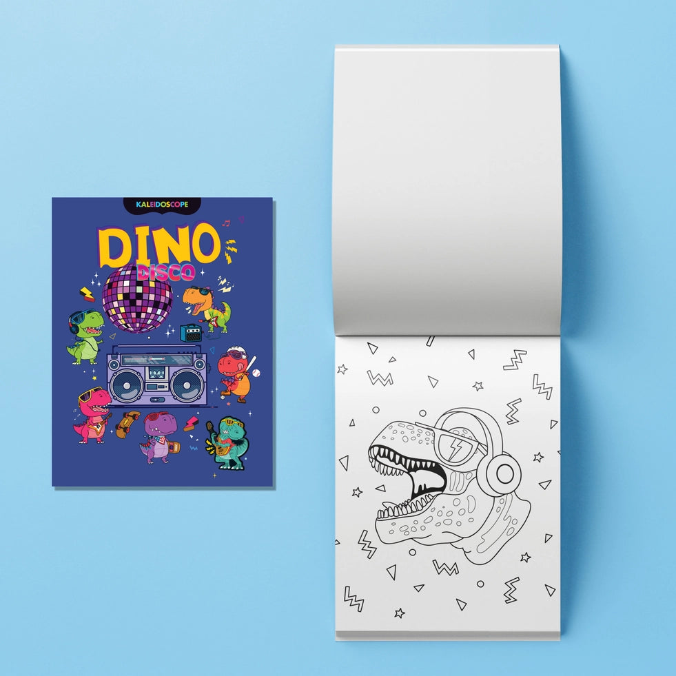 HINKLER KALEIDOSCOPE DINO DISCO COLOURING KIT